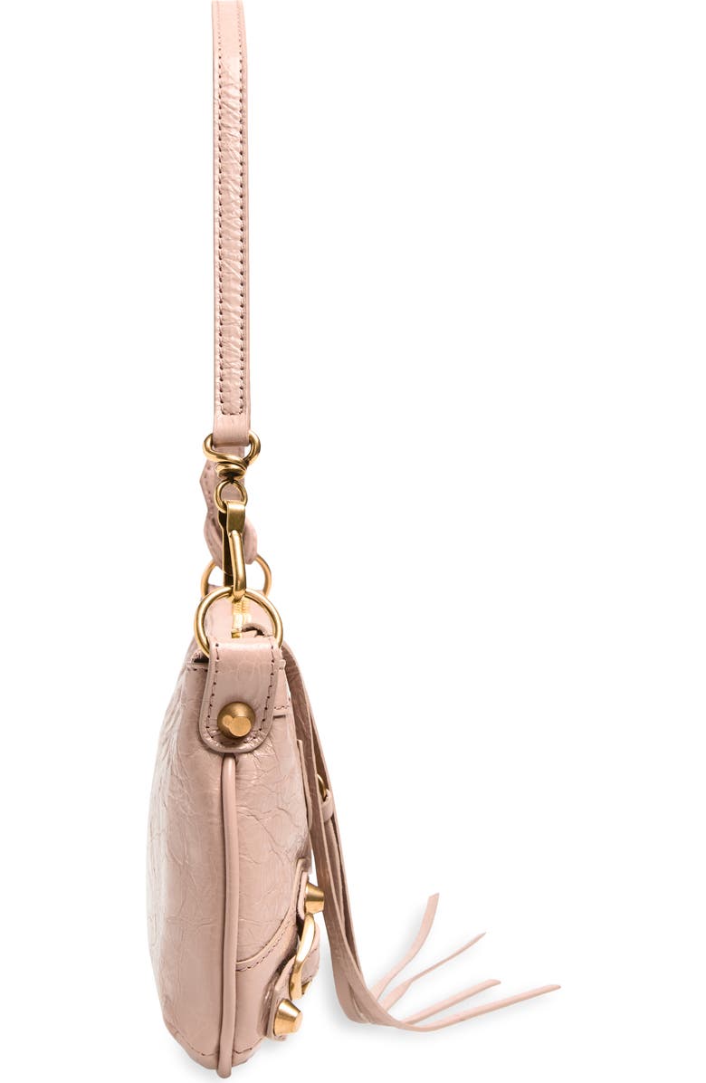 Balenciaga Le City Leather Pouch on a Strap, Alternate, color, 5833 Blush