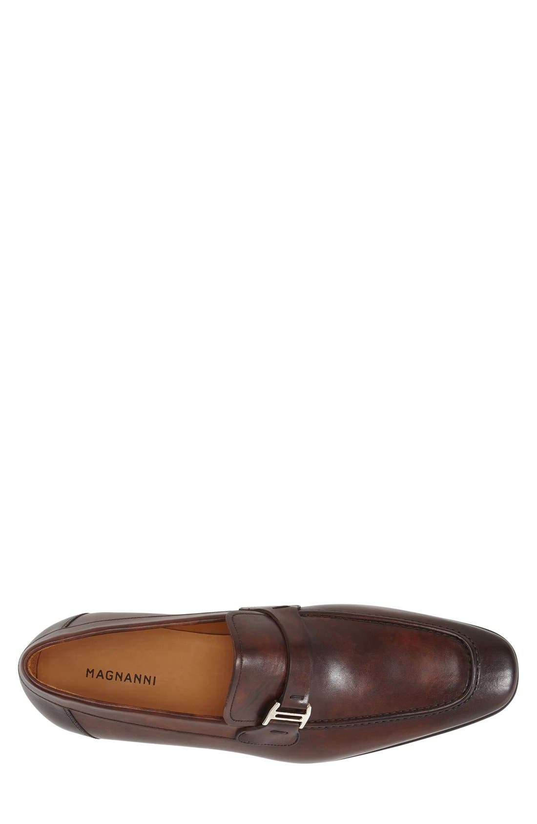 'Lino' Loafer, Alternate, color, MID BROWN