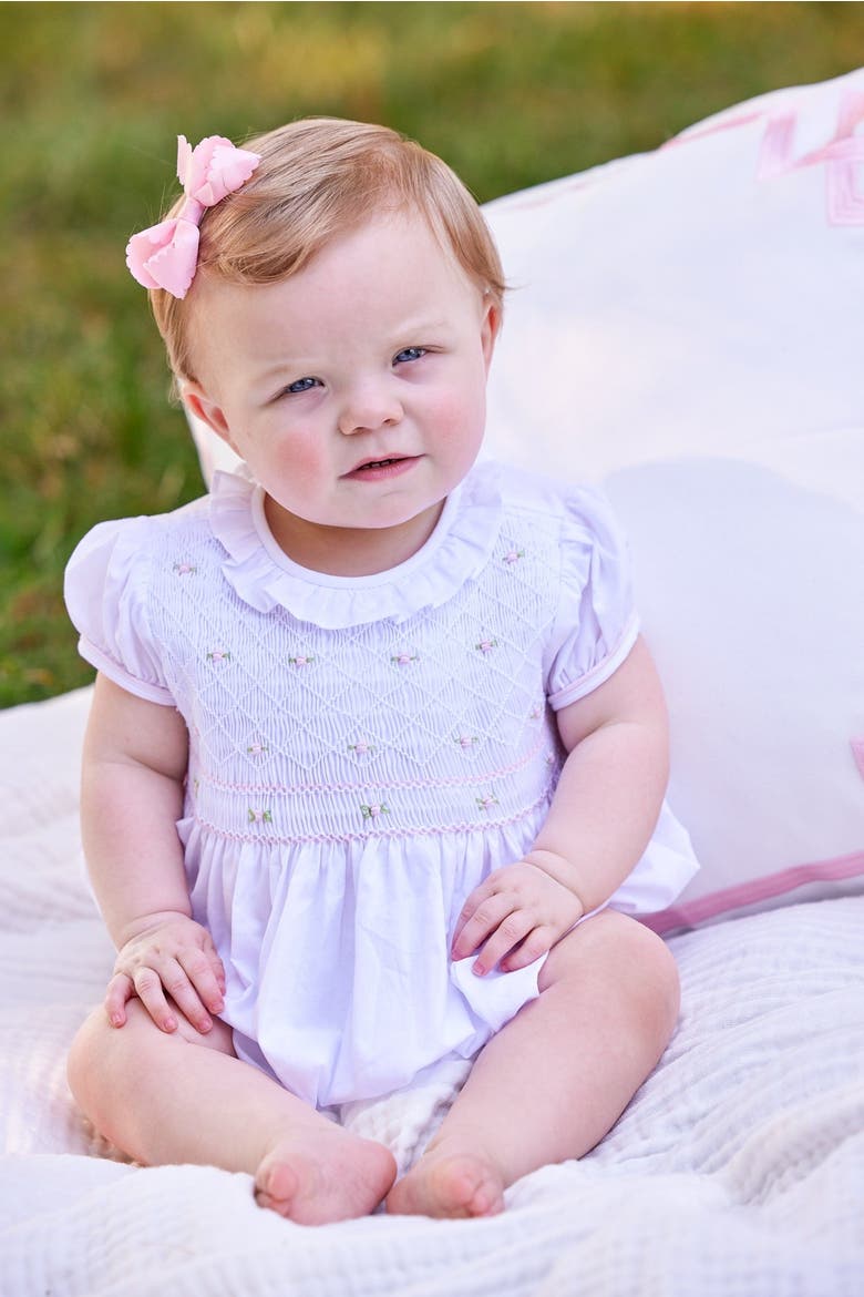 Smocked Claiborne Bubble, Alternate, color, Rosebuds