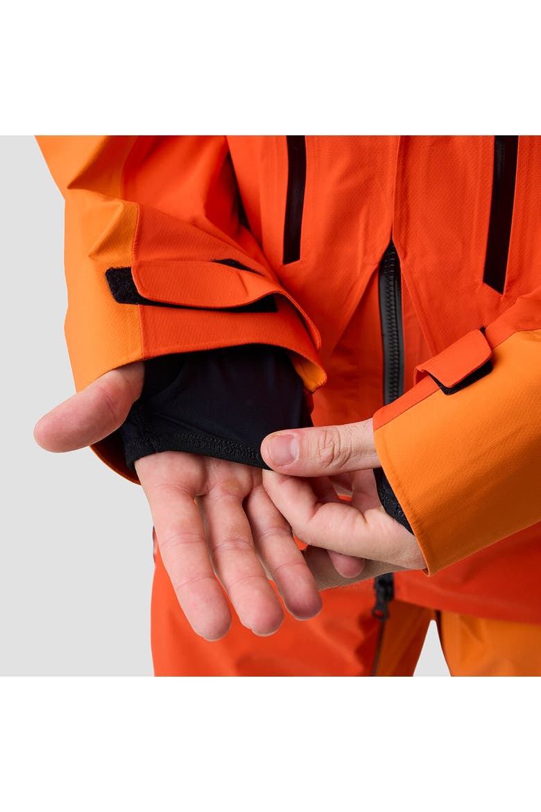 Bga Cottonwoods Xpore Lt Jacket G2 - Men's, Alternate, color, Route Red/Boundary Orange