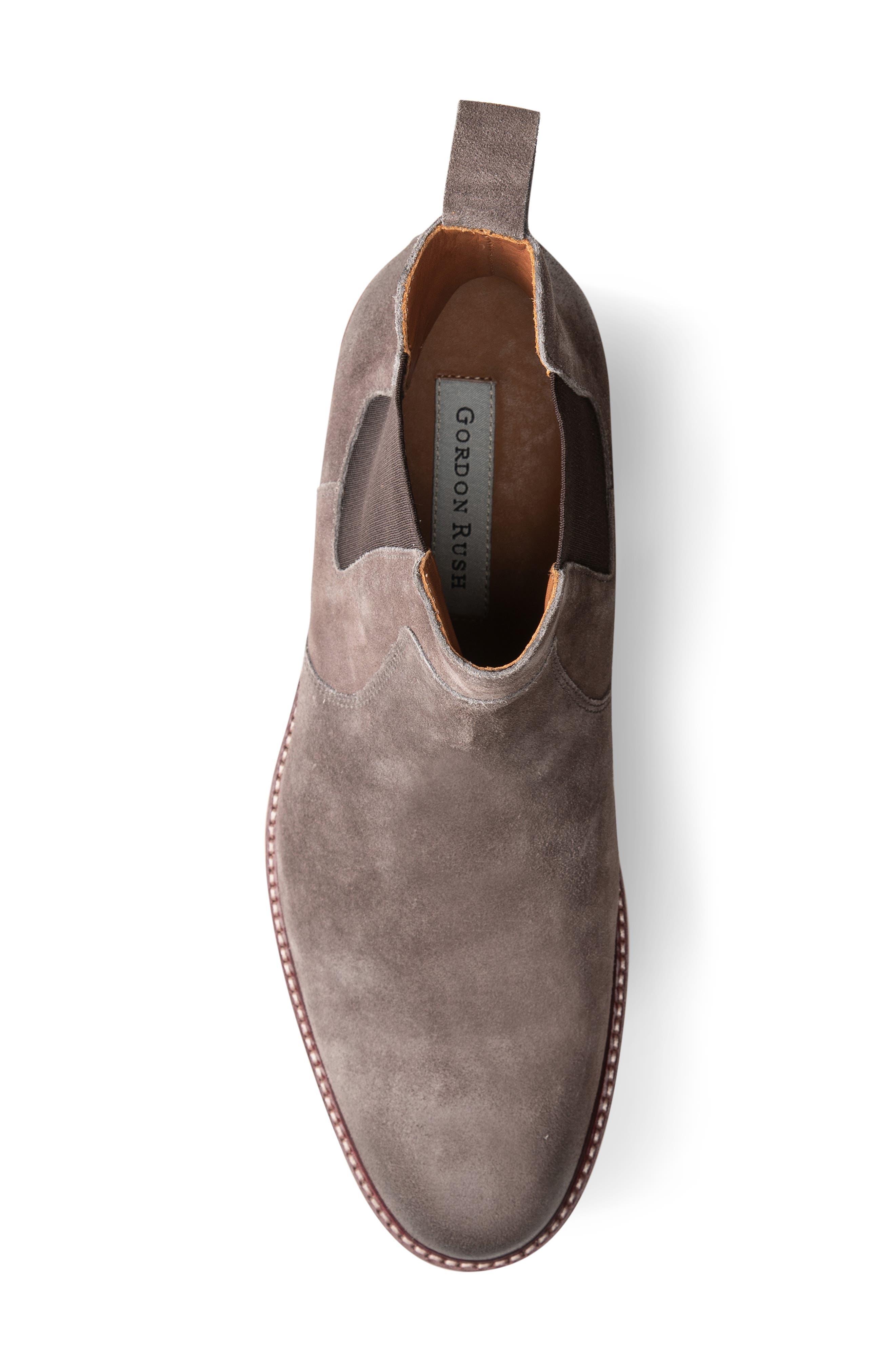 Gordon Rush Vaughn Chelsea Boot, Alternate, color, Grey Suede