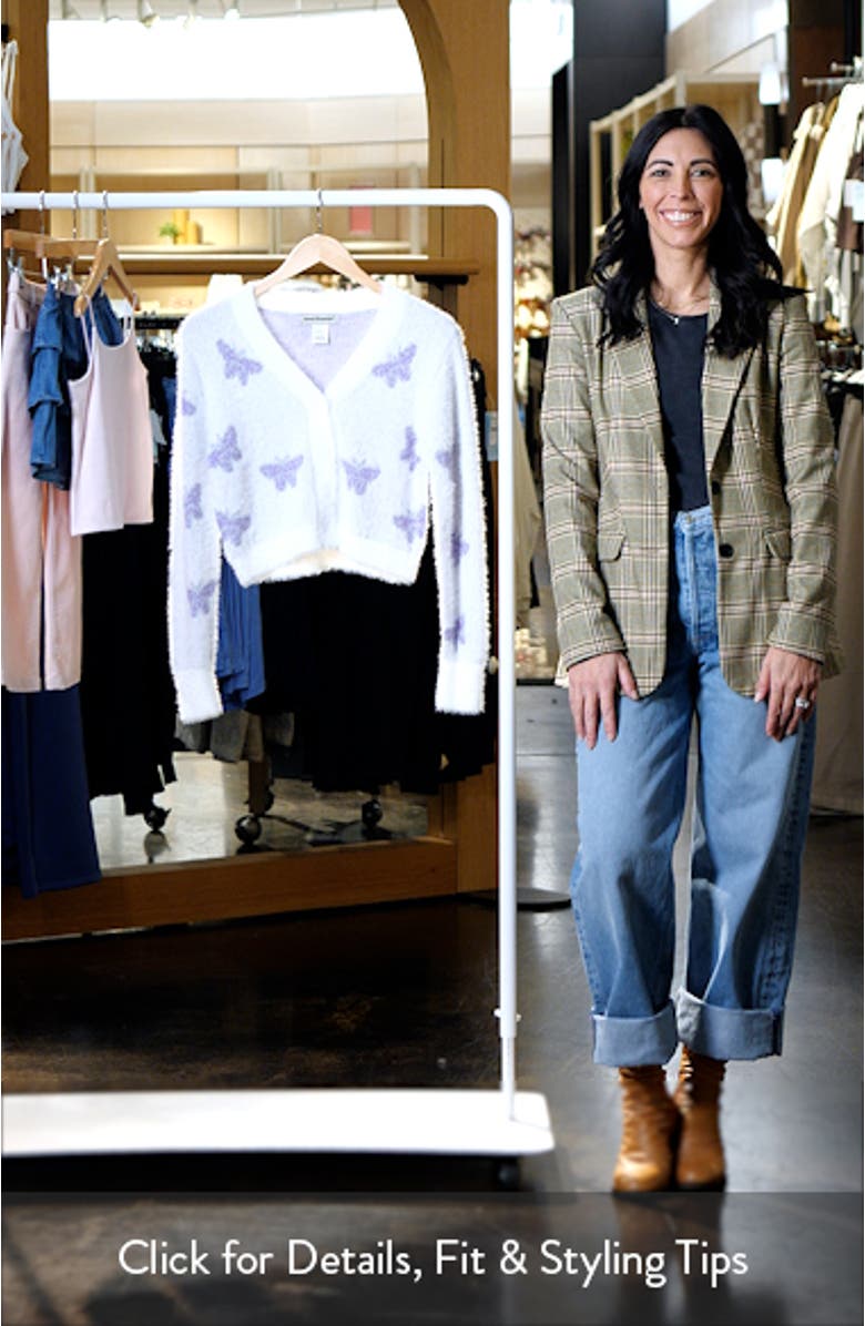 Kids' Butterfly Jacquard Cardigan, sales video thumbnail