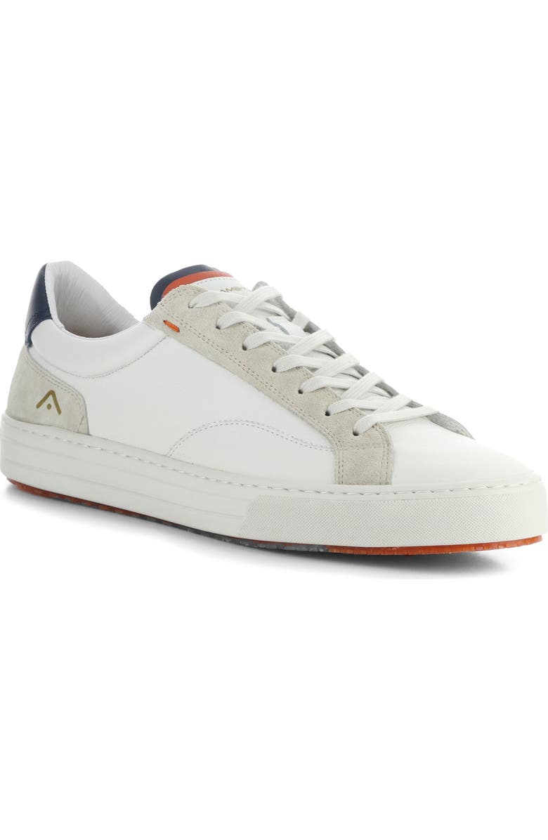 Ambitious 11218 Low Top Sneaker, Main, color, White/ Navy Leeather