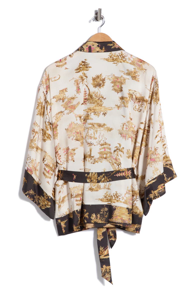 Hinata Kimono Jacket, Alternate, color, ECRU MULTI CHINOISERIE