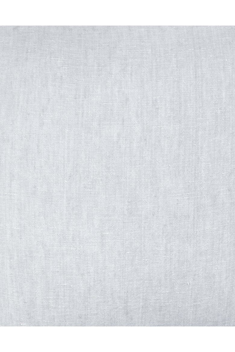 Fringe Soft Linen Pillow with Down Insert, Alternate, color, Light Grey