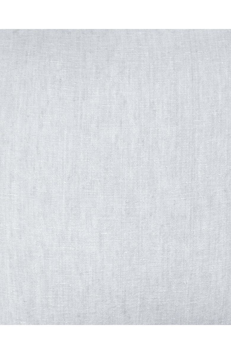 Anaya Fringe Soft Linen Pillow with Down Insert, Alternate, color, Light Grey