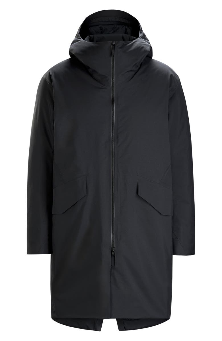 Veilance Monitor Waterproof 850 Fill Power Down Coat, Alternate, color, Black