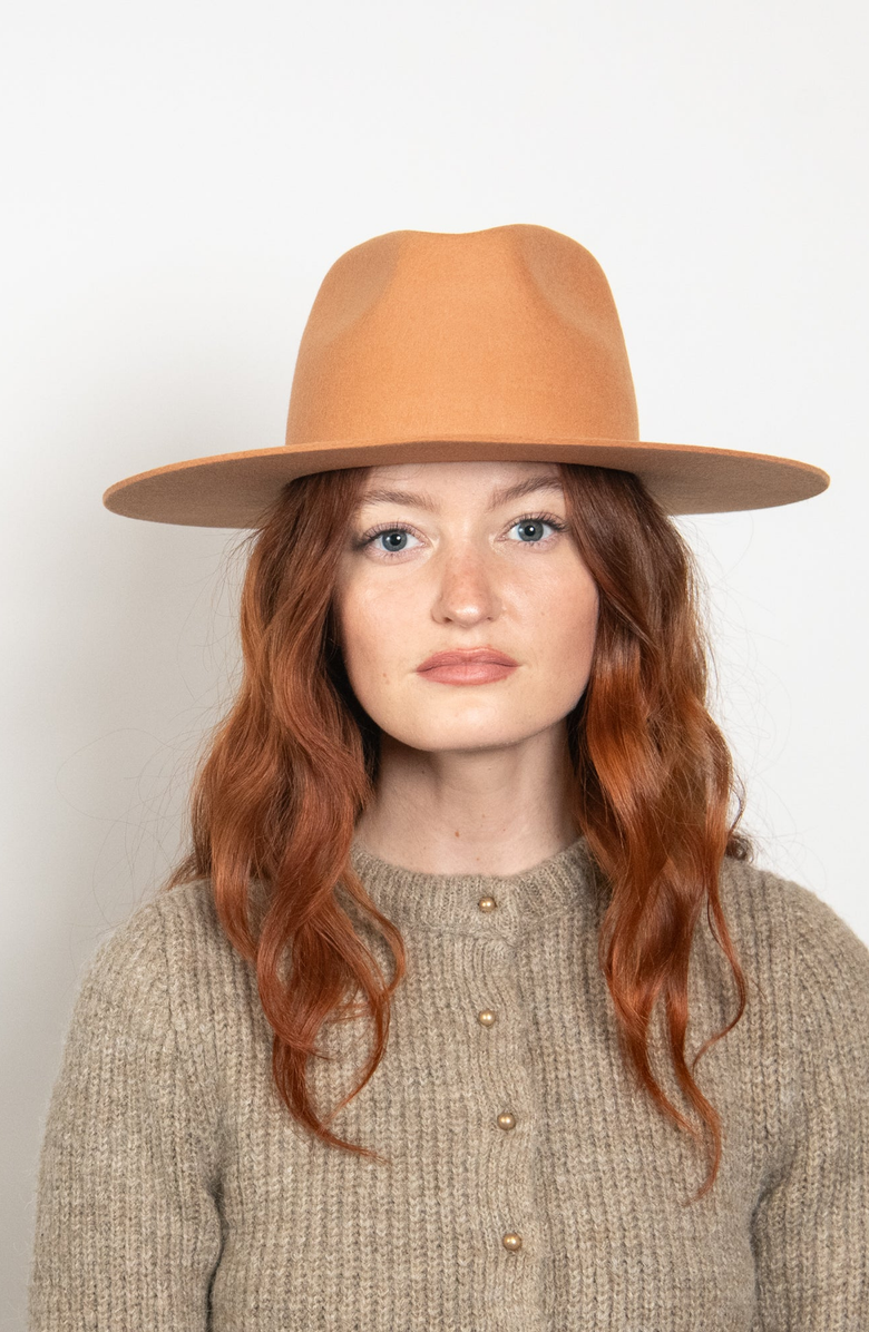 W Y E T H Shea Fedora, Alternate, color, Hazel