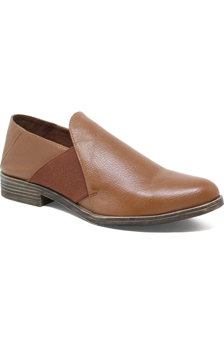 DJANGO AND JULIETTE Kefect Slip On Shoe, Main, color, Cognac Leather