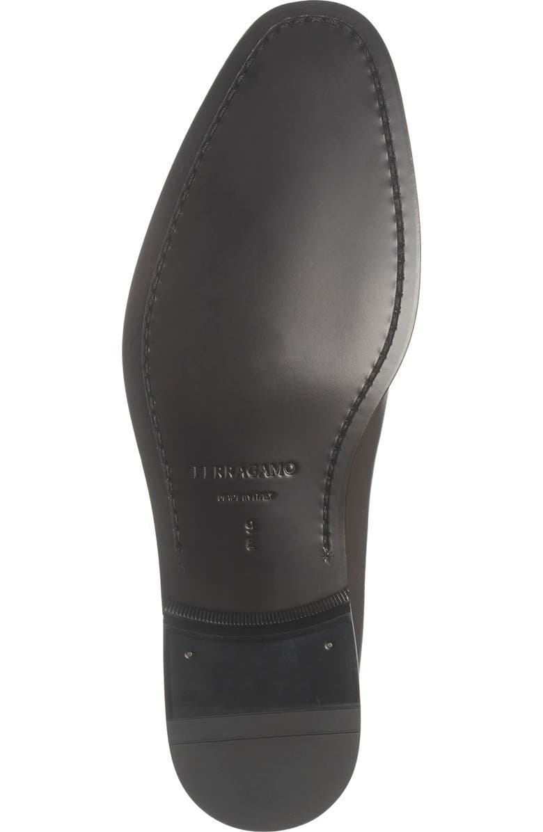 FERRAGAMO Leather Derby, Alternate, color, Brown