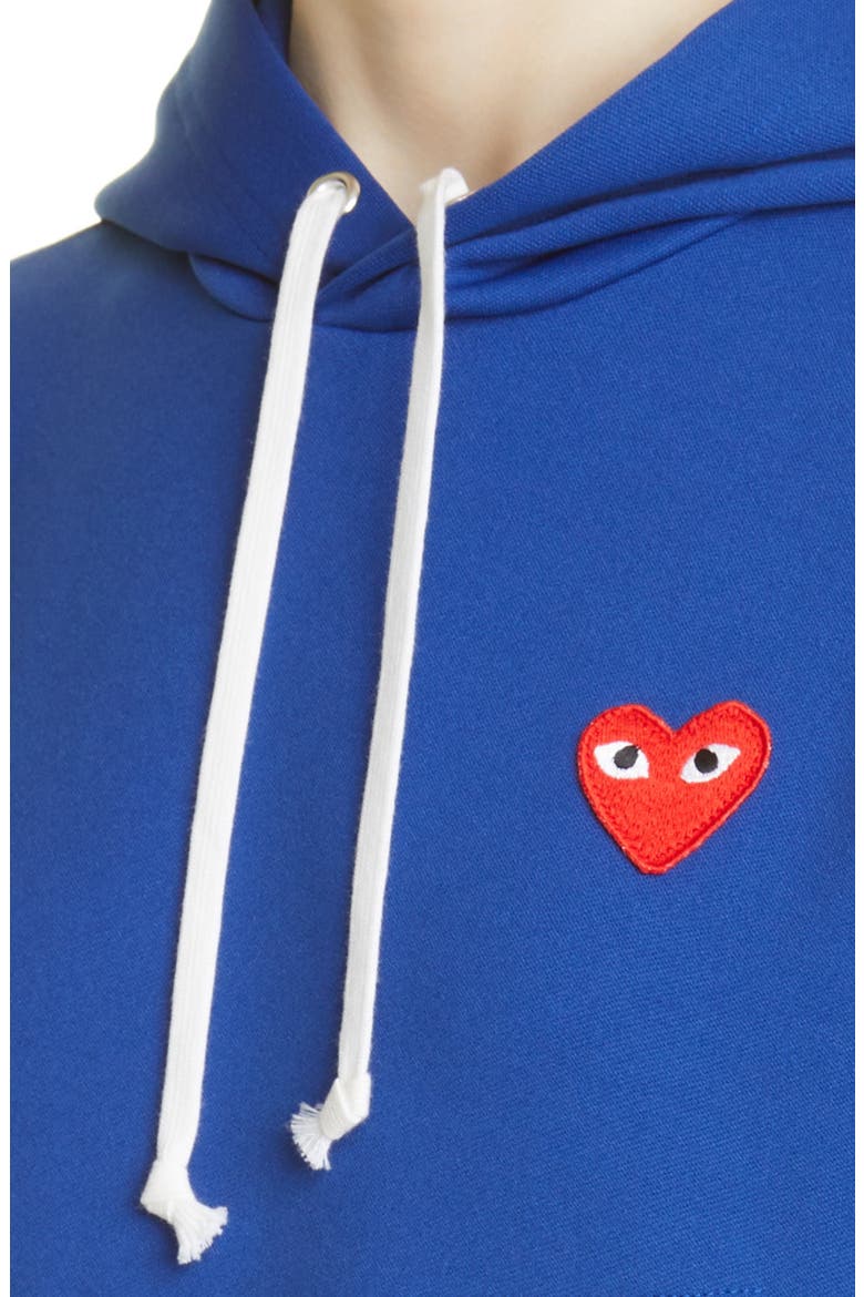 Heart Graphic Hoodie, Alternate, color, NAVY
