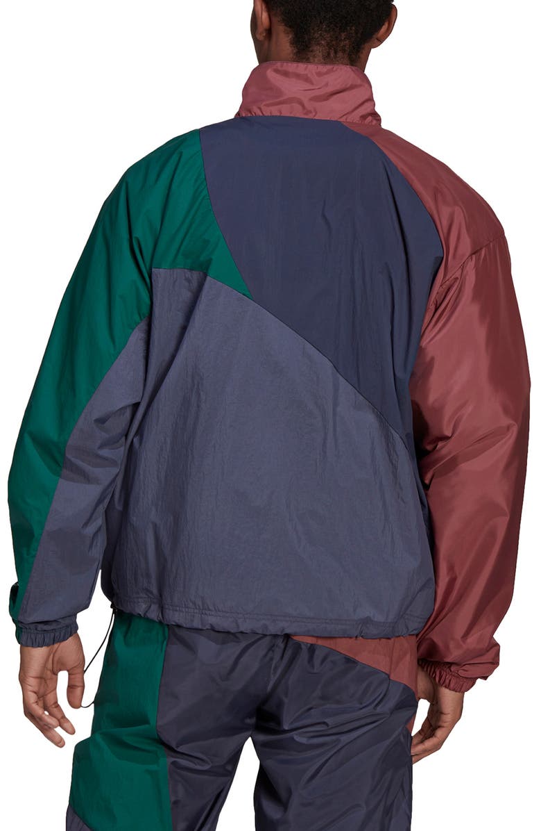 adidas Originals Colorblock Stand Collar Track Jacket, Alternate, color, 