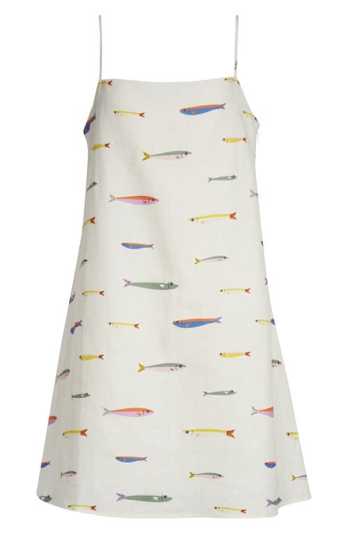 Staud Laura Linen Minidress
