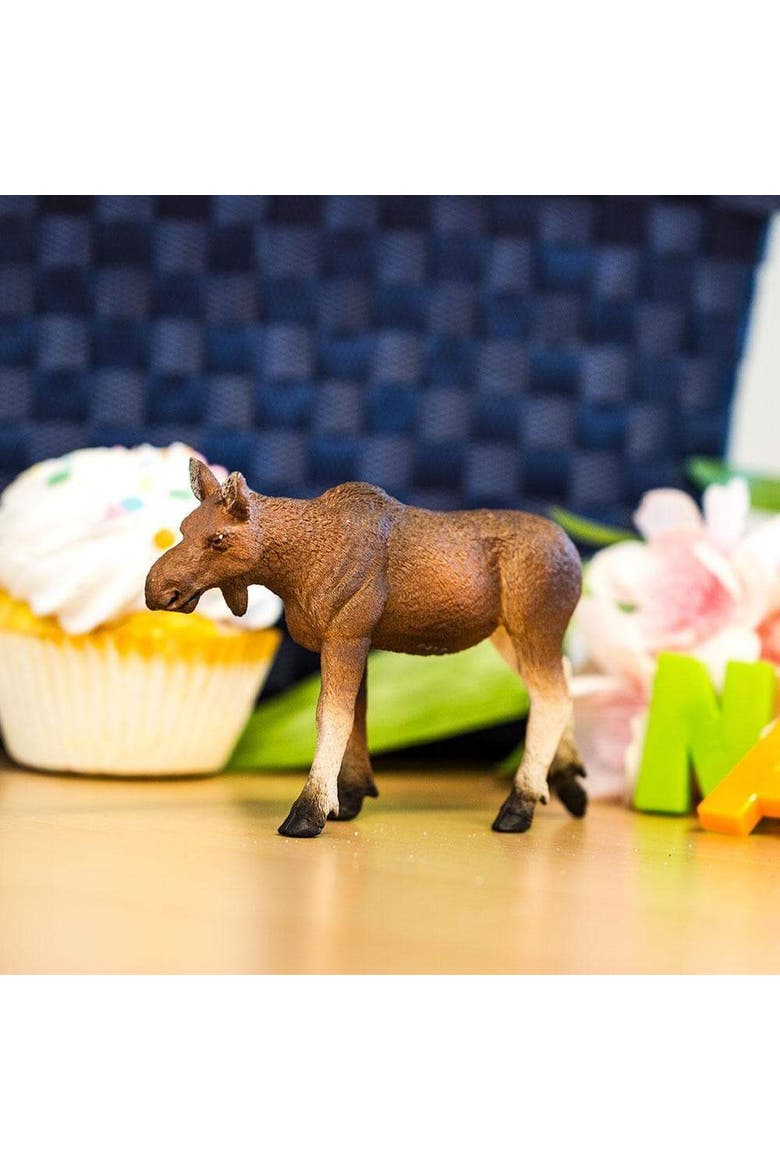 Cow Moose Kids Toy Figure, Alternate, color, None