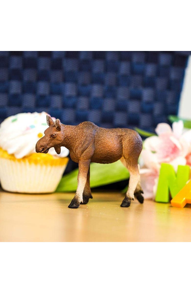 Safari Ltd. Cow Moose Kids Toy Figure, Alternate, color, NO COLOR