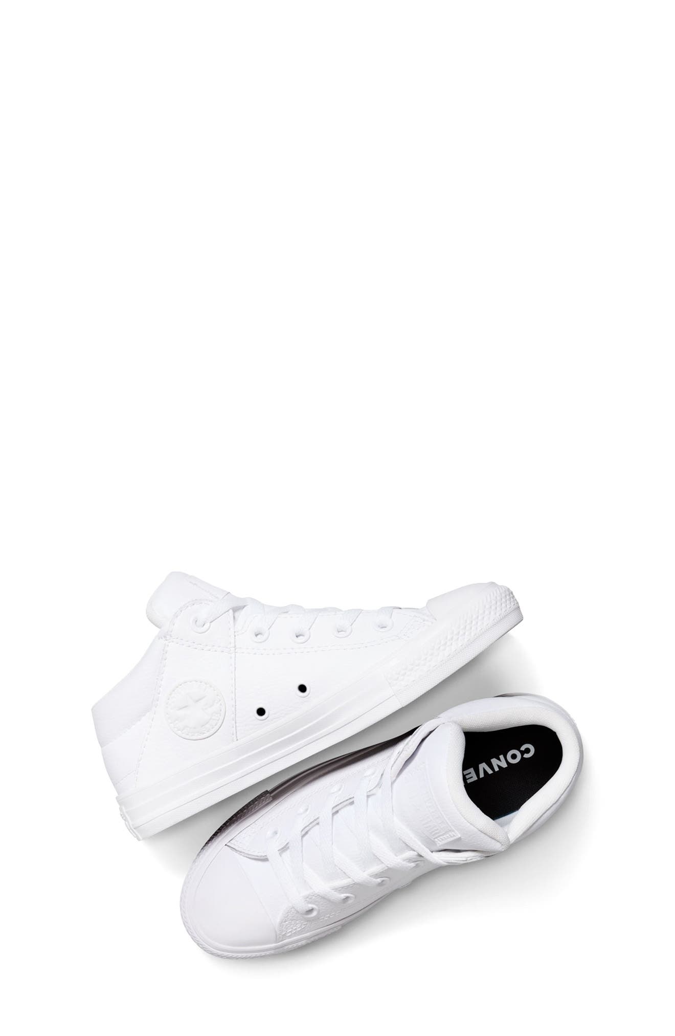 Converse Kids' Chuck Taylor<sup>®</sup> All Star<sup>®</sup> Axel Low Top Sneaker, Alternate, color, White/ White/ White