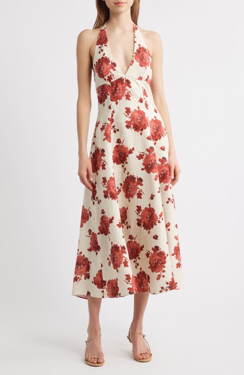 ワンピース Faithfull Anita V-Neck Midi Dress 4130099510113_095_b14
