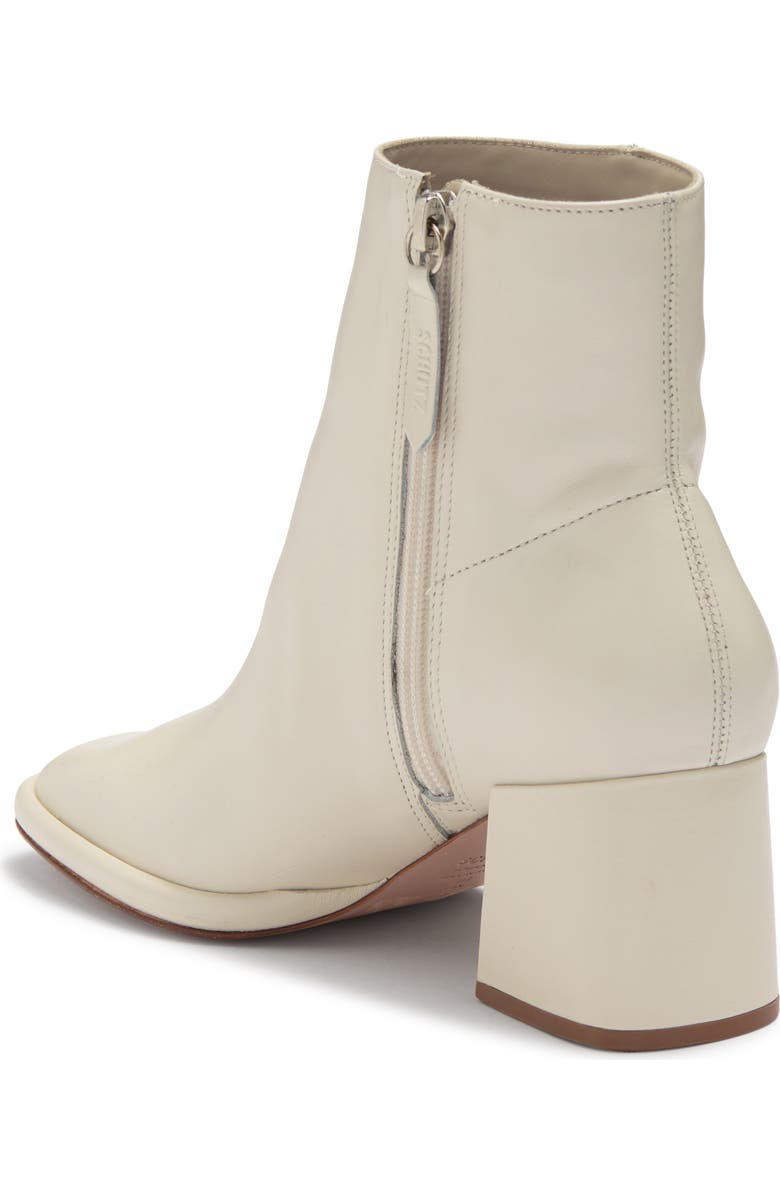 Schutz Mariane Leather Block Heel Zip Boot, Alternate, color,