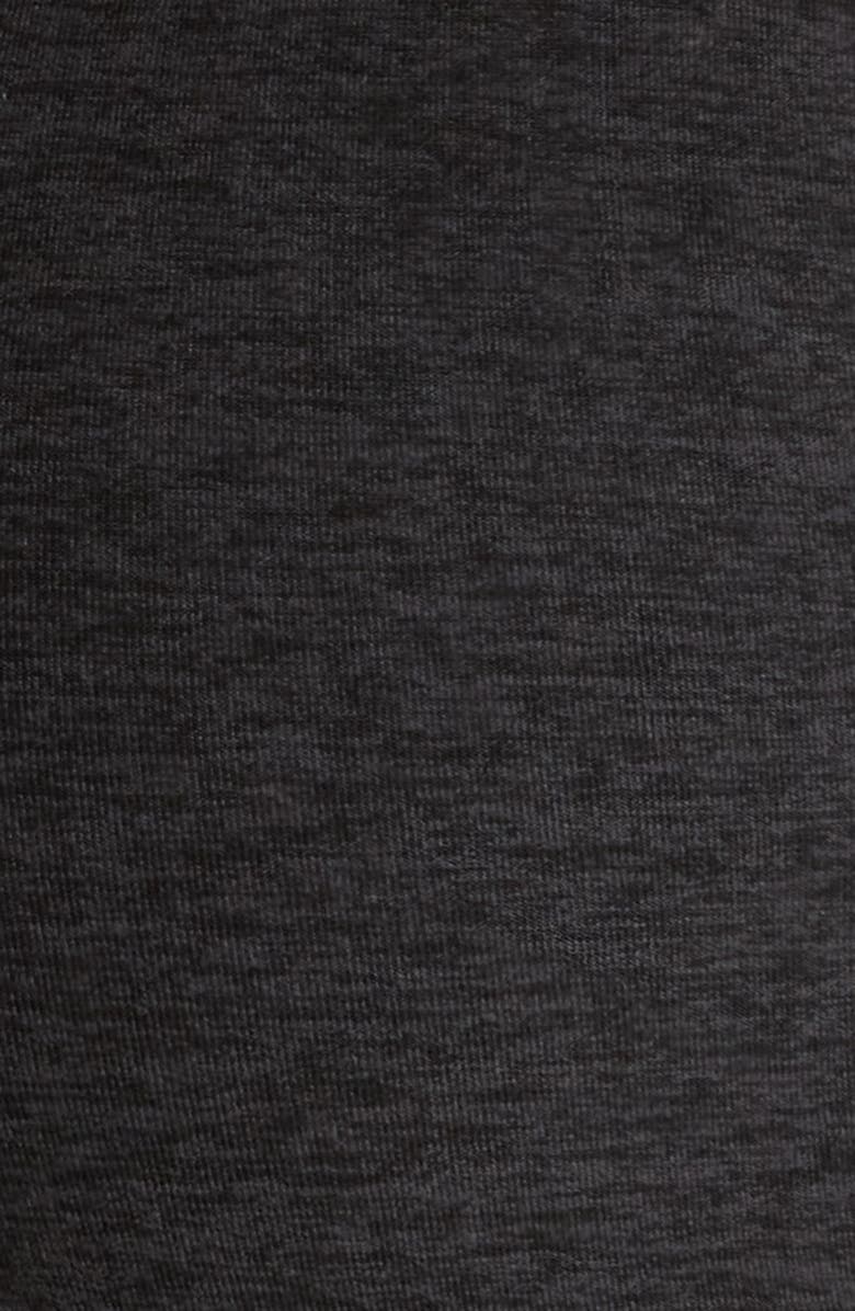 Year of Ours Football Stretch Sports Bra, Alternate, color, Heather Black