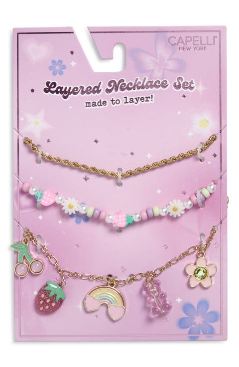 Kids' Assorted Set of 3 Necklaces