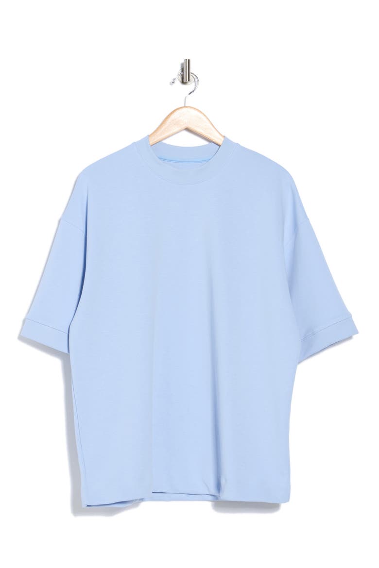 Relax Crewneck T-Shirt, Alternate, color, BLUE