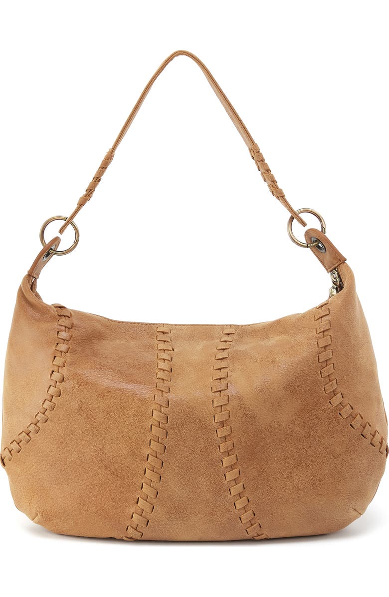 HOBO Opal Leather Shoulder Bag, Alternate, color, Hazel