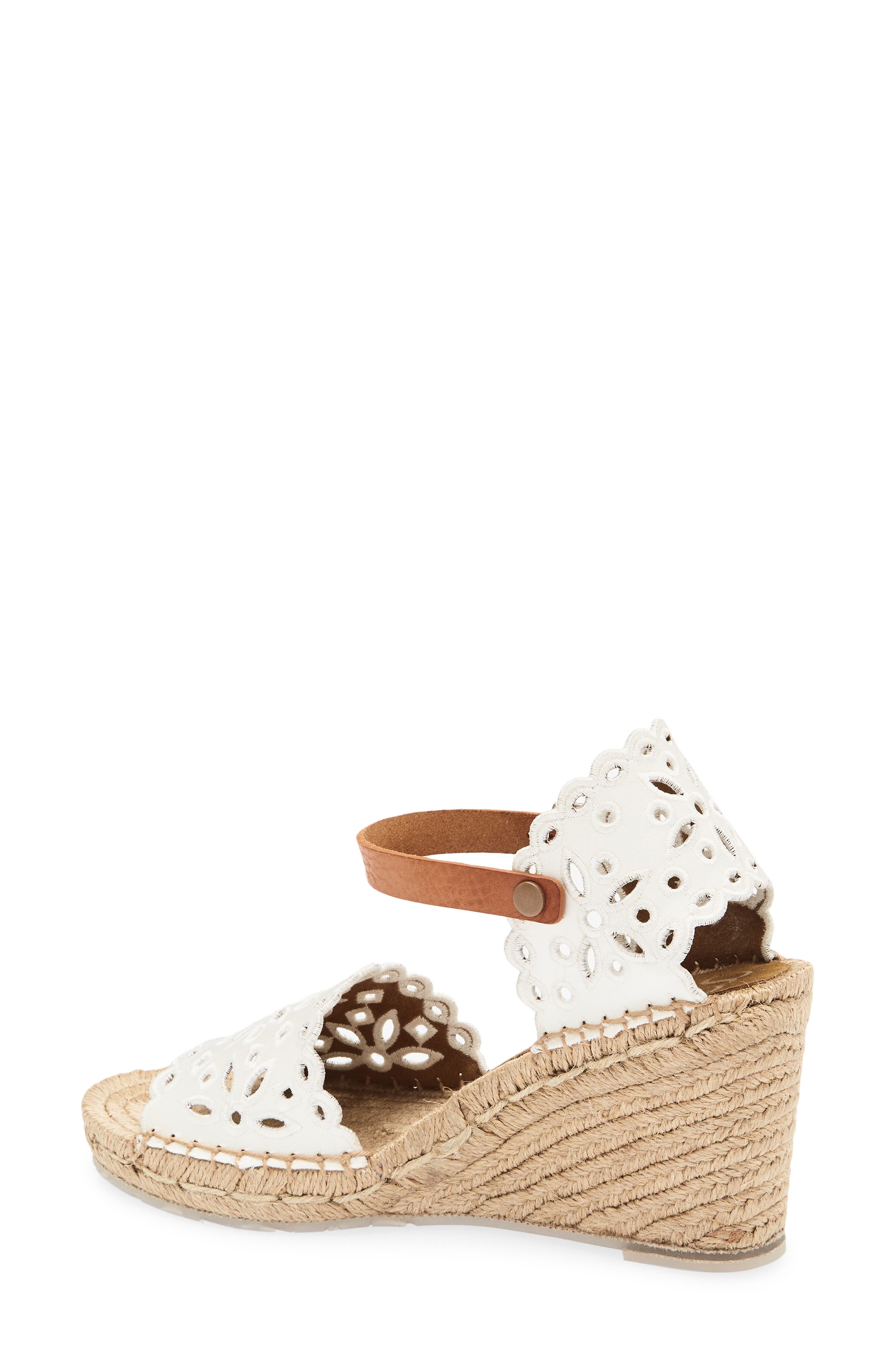 Pedro Garcia Orito Espadrille Sandal, Alternate, color, Meringue Satin