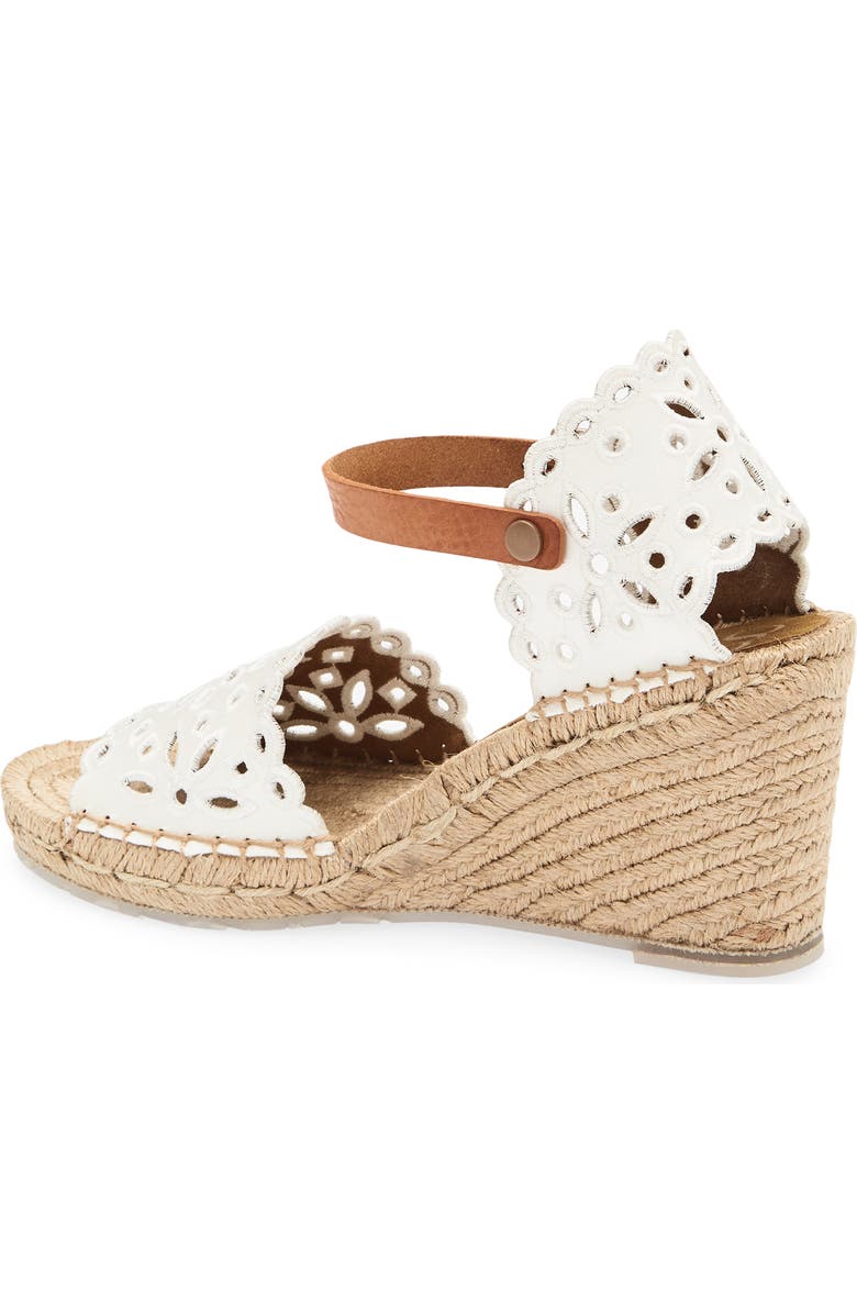 Pedro Garcia Orito Espadrille Sandal, Alternate, color, Meringue Satin