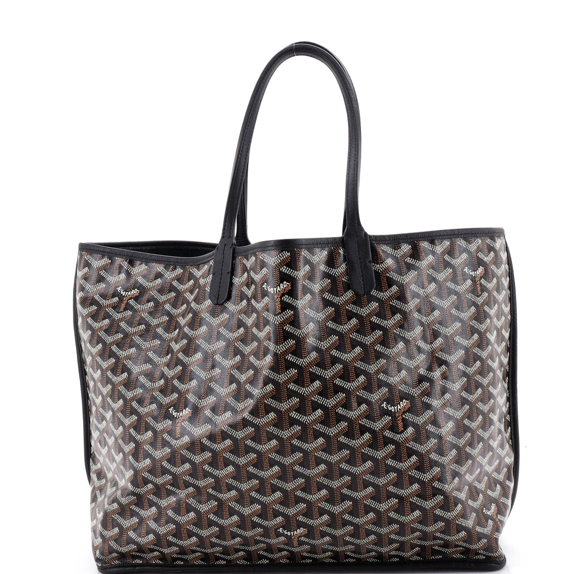 Anjou Reversible Tote Coated Canvas PM, Main, color, Black