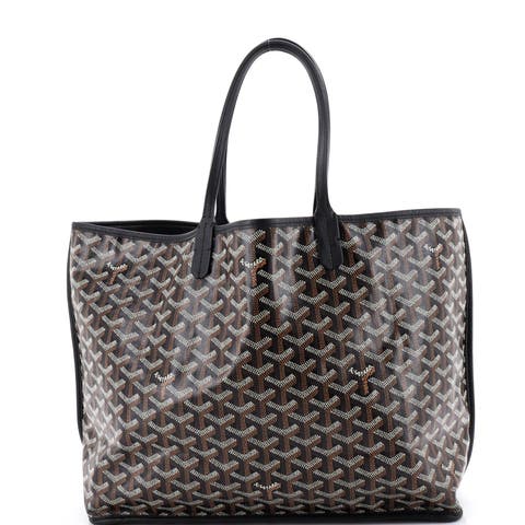 Anjou Reversible Tote Coated Canvas PM