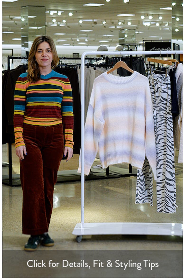 Joy Oversize Stripe Sweater video