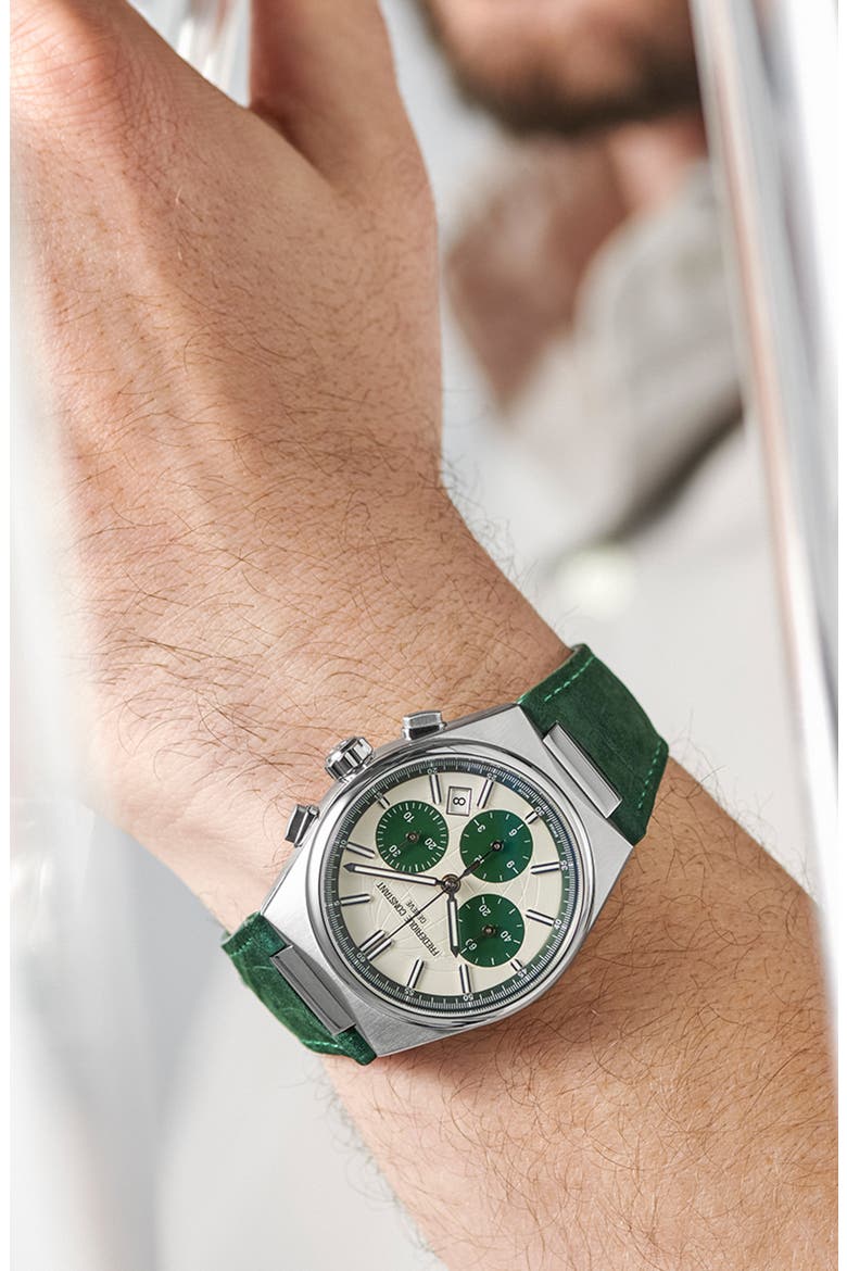 Highlife Chronograph Interchangeable Strap Watch, 41mm, Alternate, color, GREEN