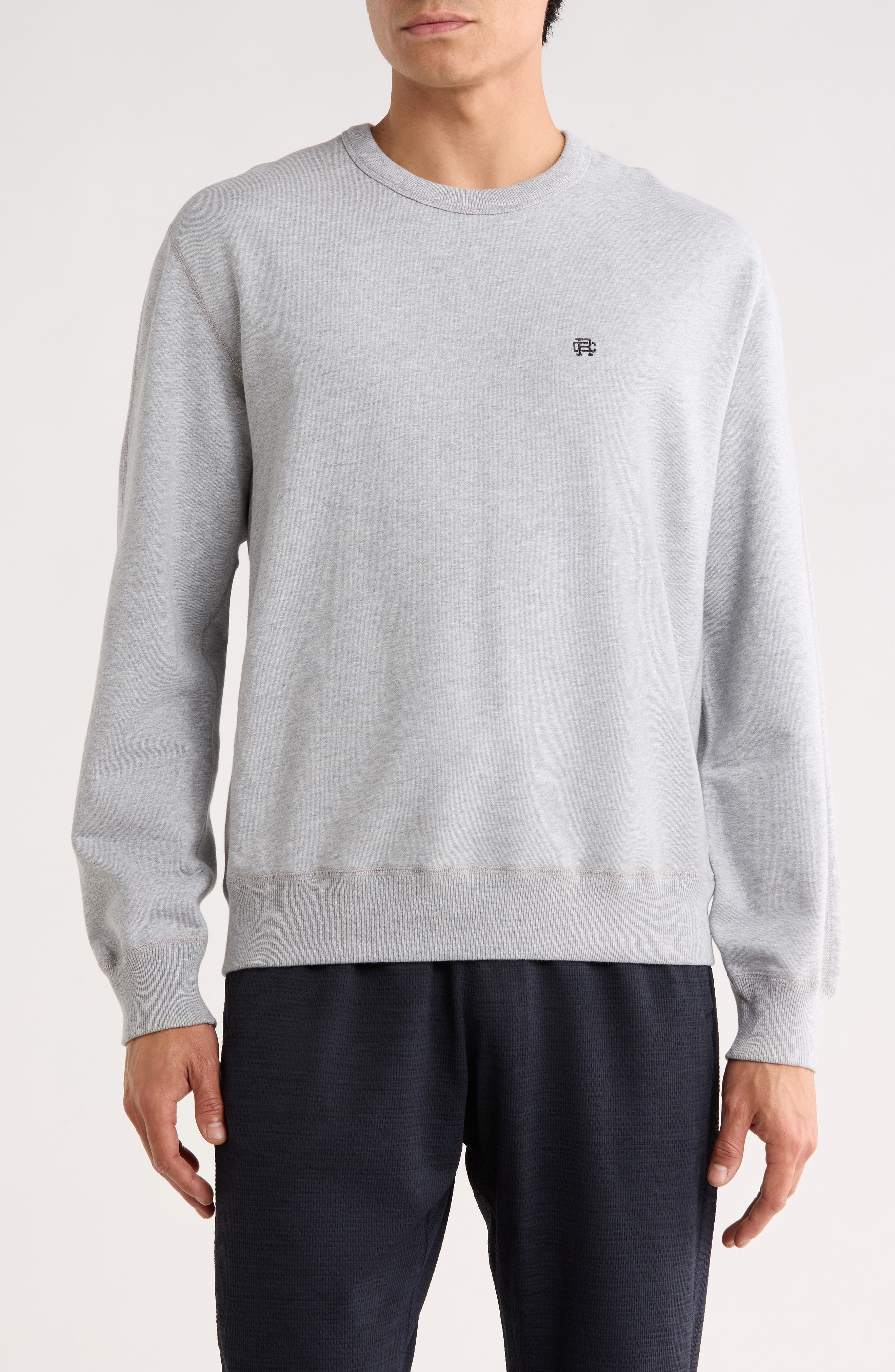 Reigning Champ Midweight Terry Monogram Sweatshirt