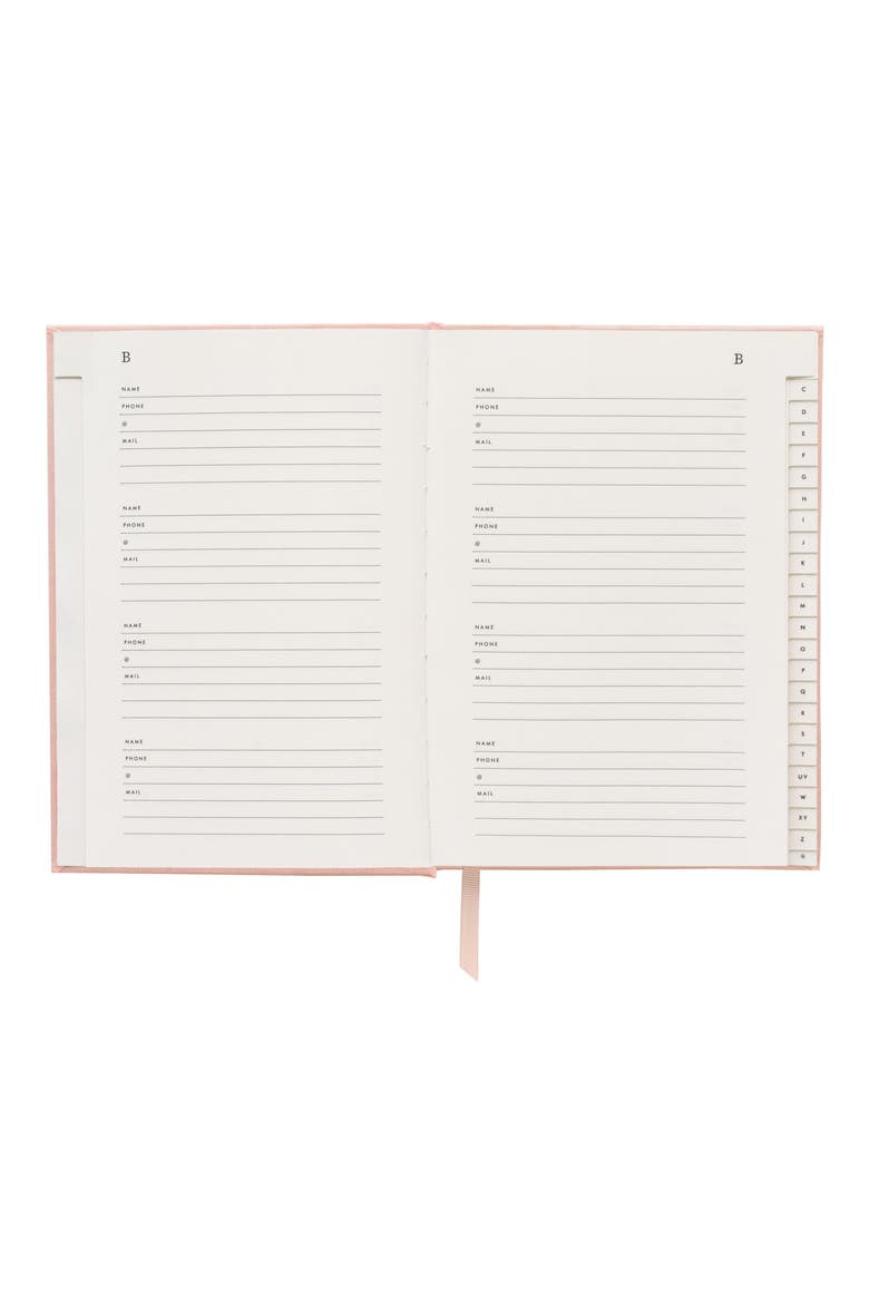 Blush Address Book, Alternate, color, PINK