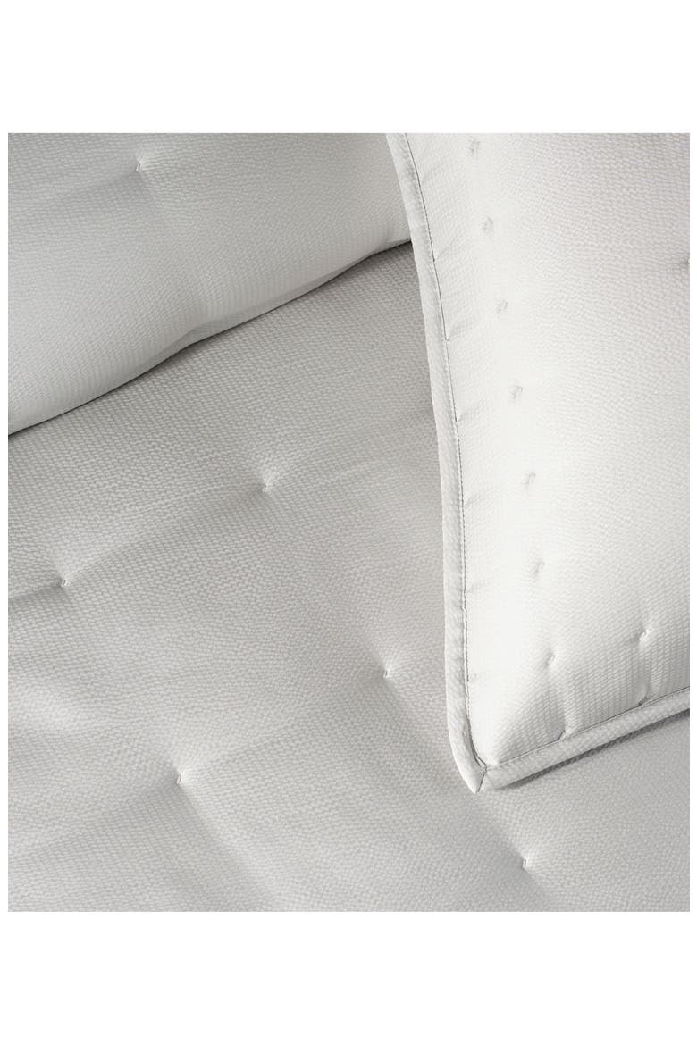 Hammered Silk & Cotton Blend Sham, Alternate, color, PLATINUM