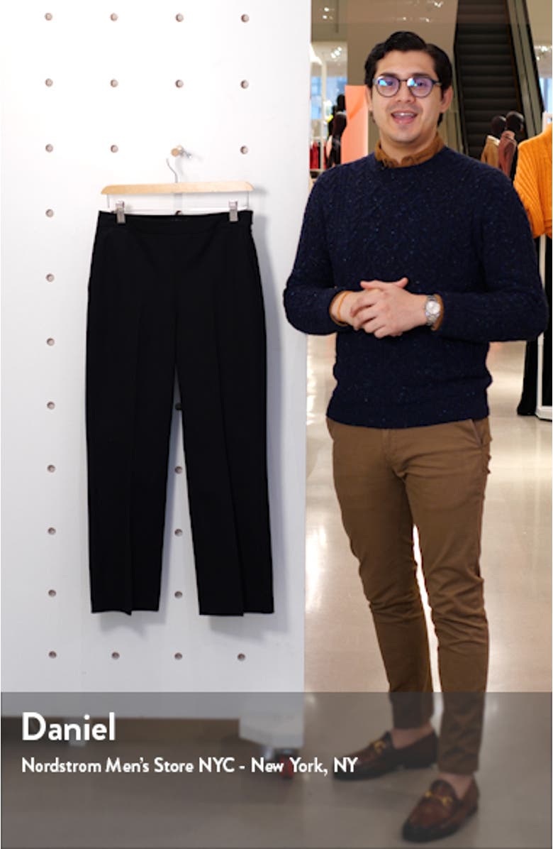 High Waist Stretch Organic Cotton Pants, sales video thumbnail