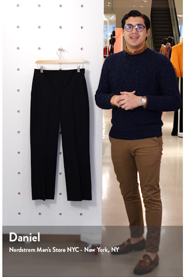 High Waist Stretch Organic Cotton Pants video