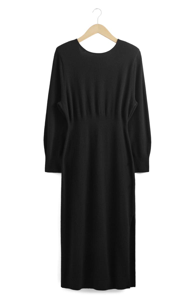 & Other Stories Long Sleeve Wool Dress, Main, color,