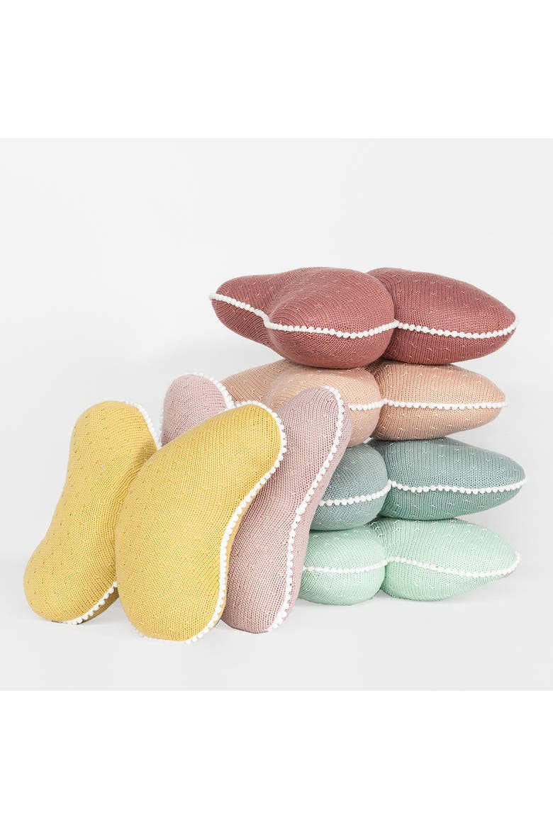 Butterfly Shape Pillow, Alternate, color, Rose