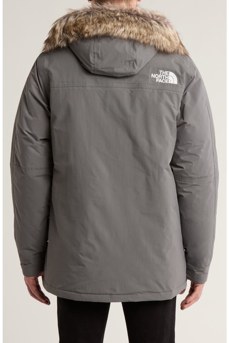 McMurdo Waterproof 600 Fill Power Hooded Down Parka with Faux Fur Trim, Alternate, color, SMOKED PEARL