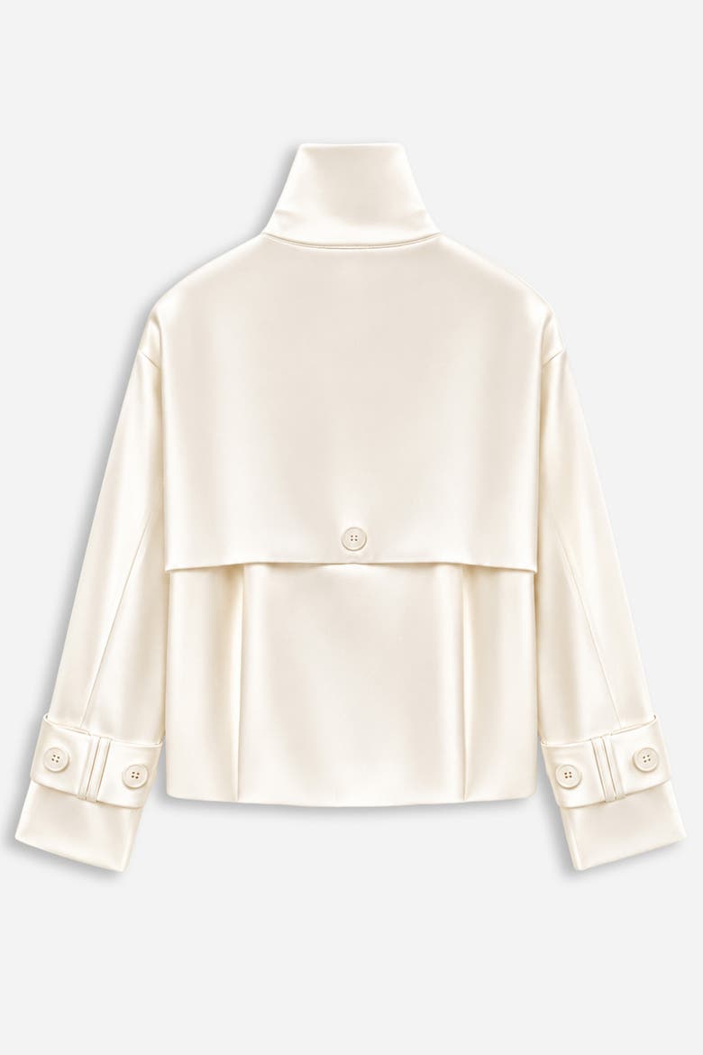 Oversized Double Breasted Trench Coat, Alternate, color, Ivory