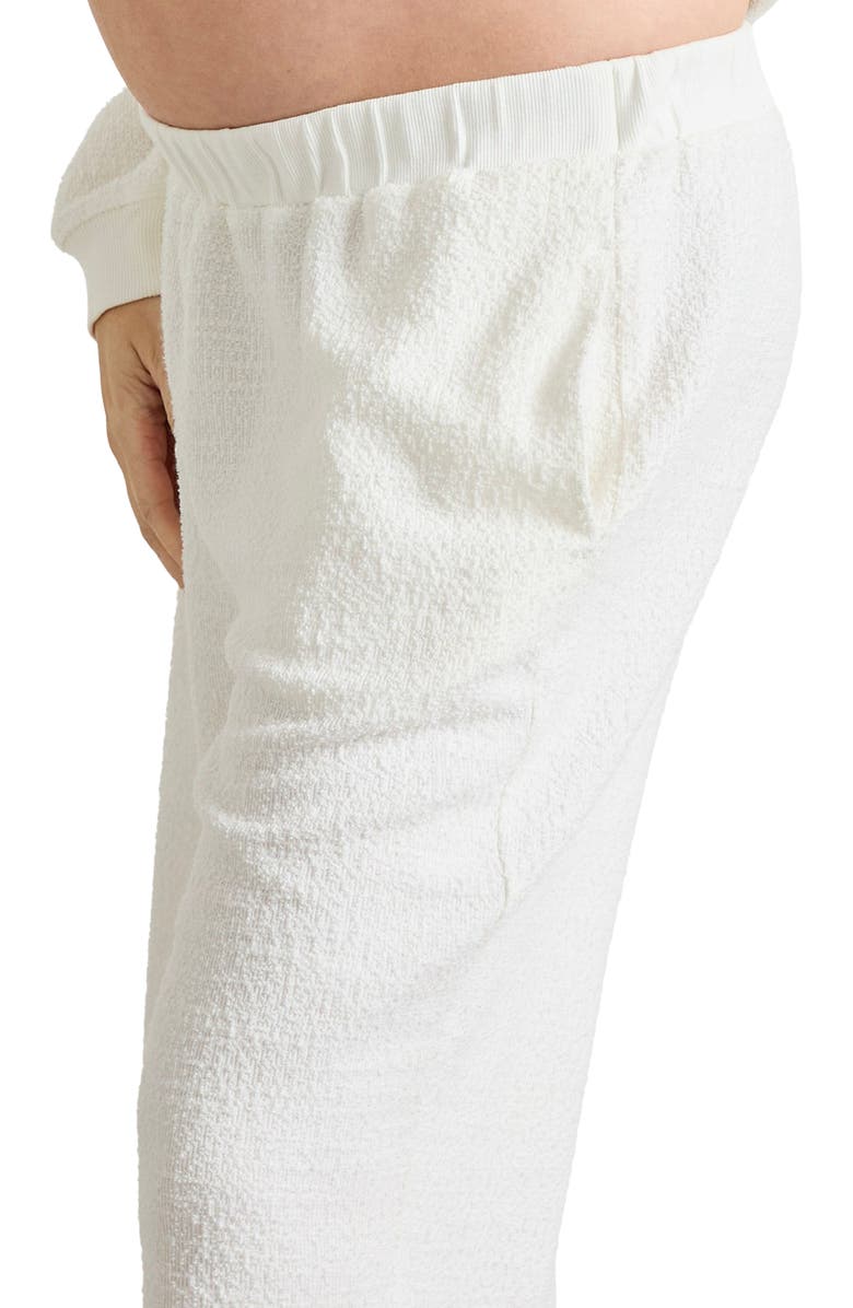 HATCH Collection The Dina Boucle Lounge Pant, Alternate, color, Ivory
