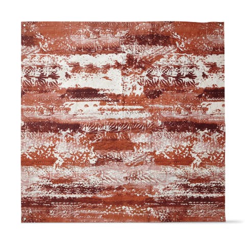 Earth Terracotta Wall Art Sign Panels - Burnt Sienna Decor