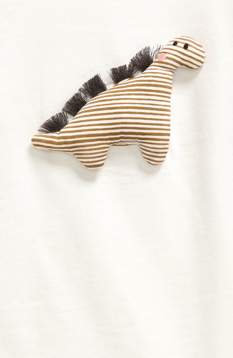 NEXT Kids' Dino Tassel Long Sleeve Cotton Top, Alternate, color, 