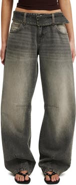 Cotton On Women's Low Barrel Jean