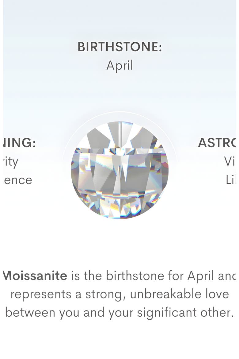 Baguette Moissanite Earrings, Alternate, color, Clear / Gold