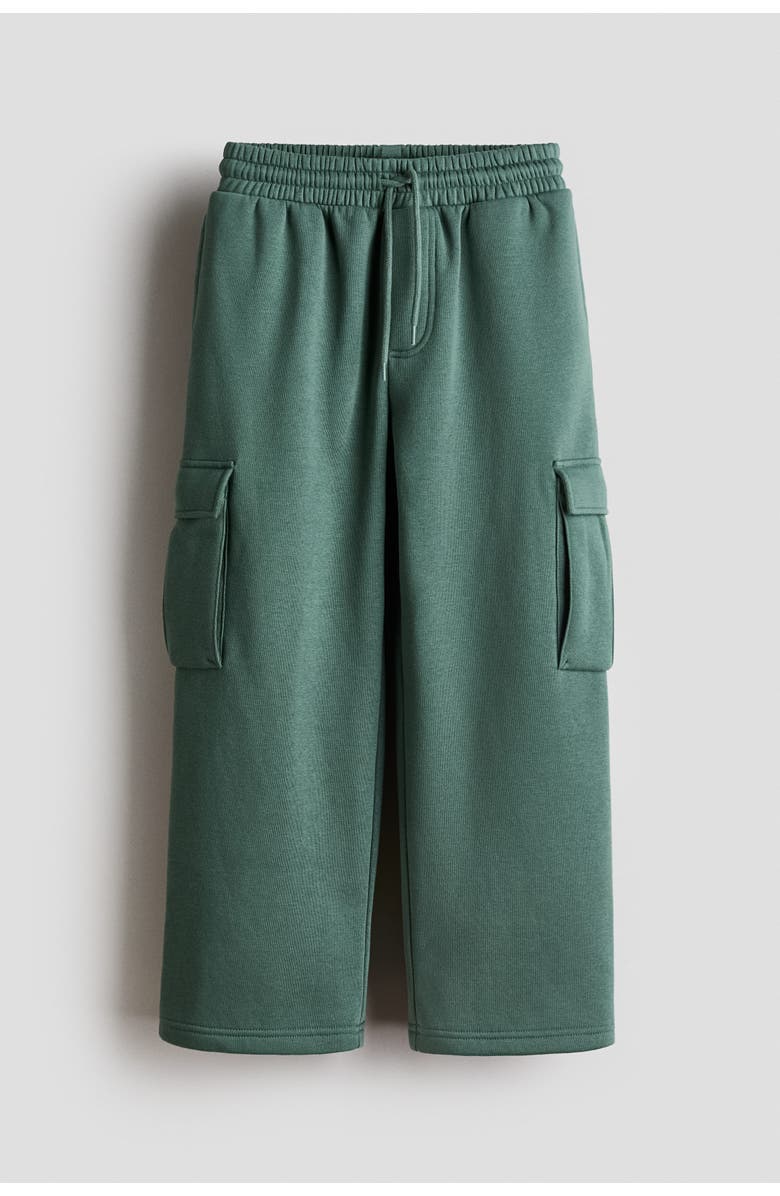 H&M Cargo joggers, Main, color, Dark Green