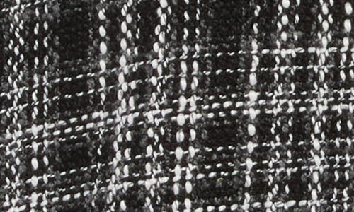 Lucy Paris Jacque Oversize Plaid Shirt Jacket In Black