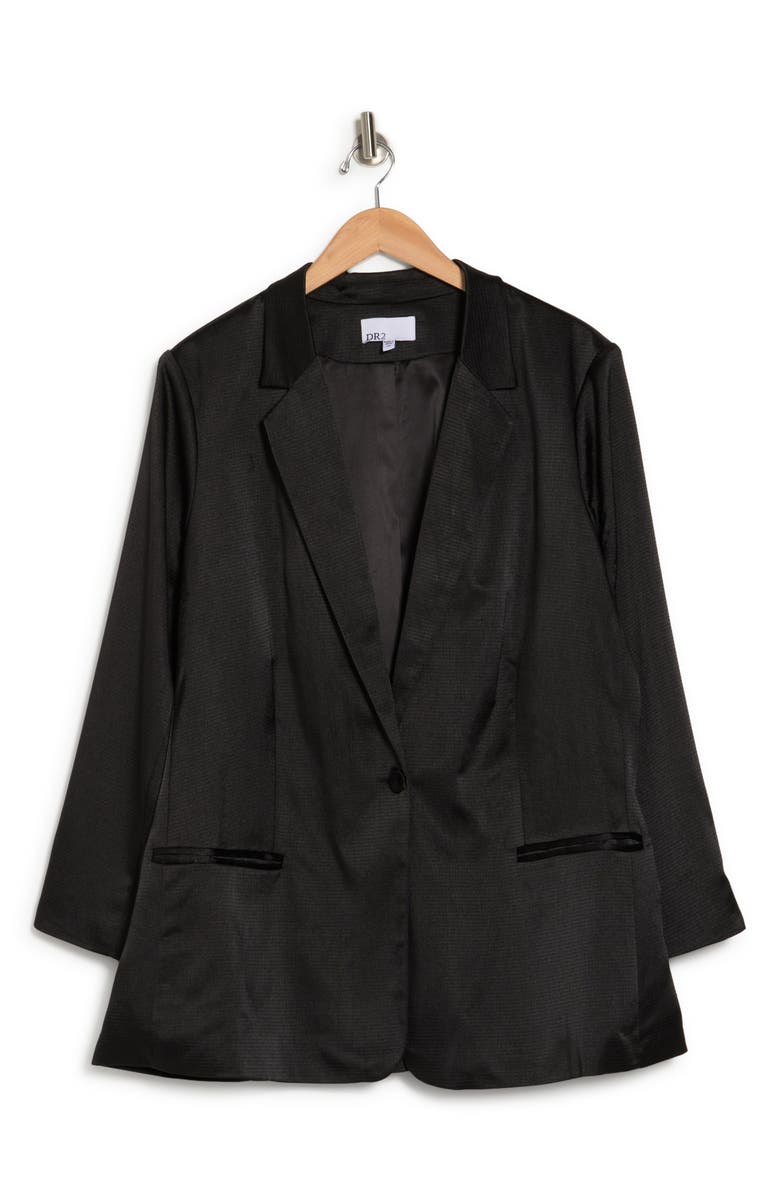DR2 by Daniel Rainn One Button Notch Lapel Blazer, Alternate, color,
