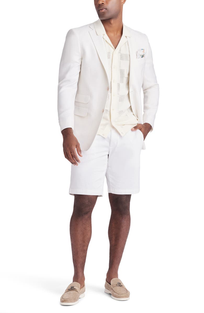 Robert Graham Malvern Wool Blend Sport Coat, Alternate, color, Cream